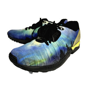 Adidas ZX Flux Decon Running Shoes Mens 11 Northern Lights Unique Graphic Print